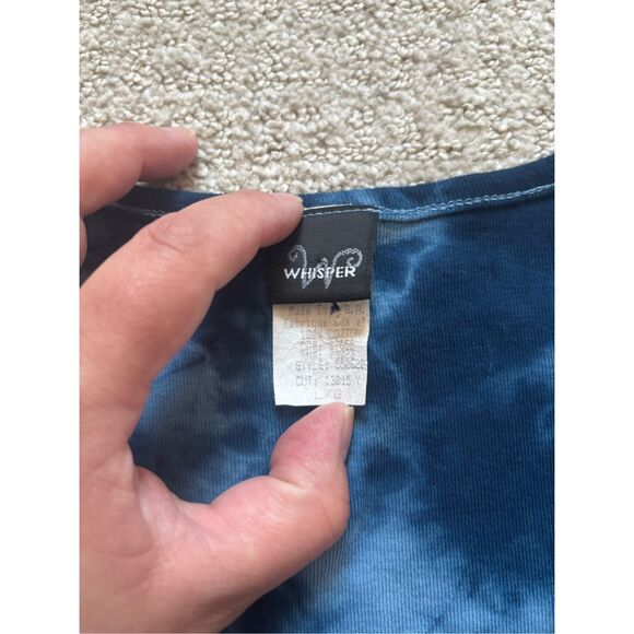 Vintage 90's/Y2K Whisper Tie Dye Flared Arm Shirt - Picture 6 of 8